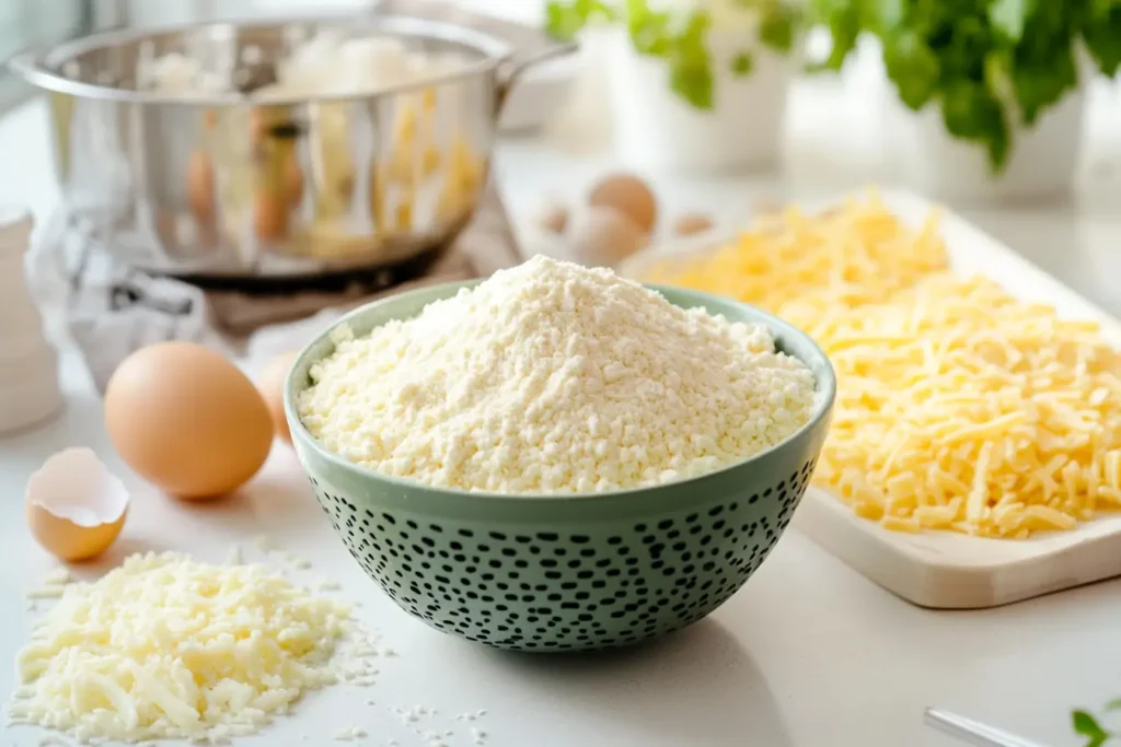 Ingredients for making pandebono